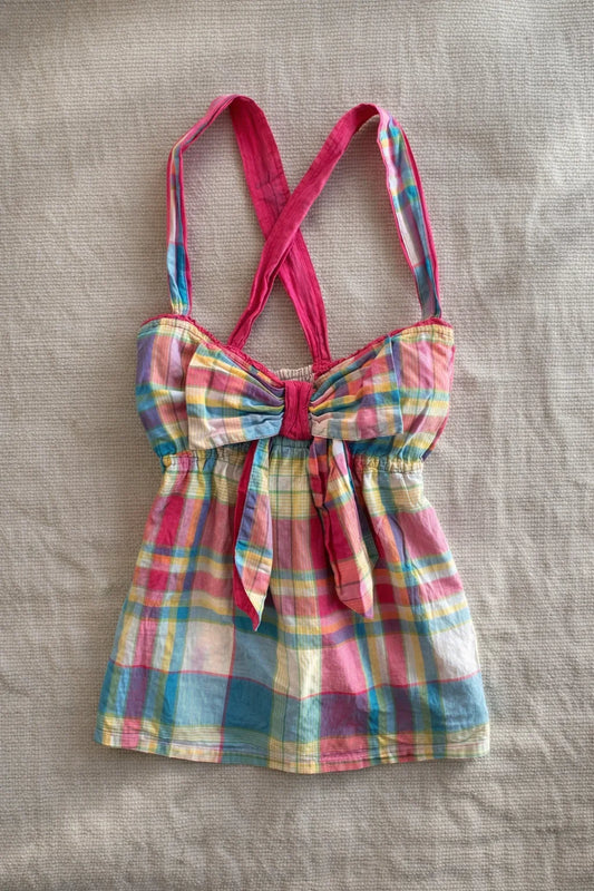 Rainbow Picnic Muse Plaid Camisole