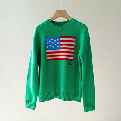 Ralph Lauren American Flag Sweater