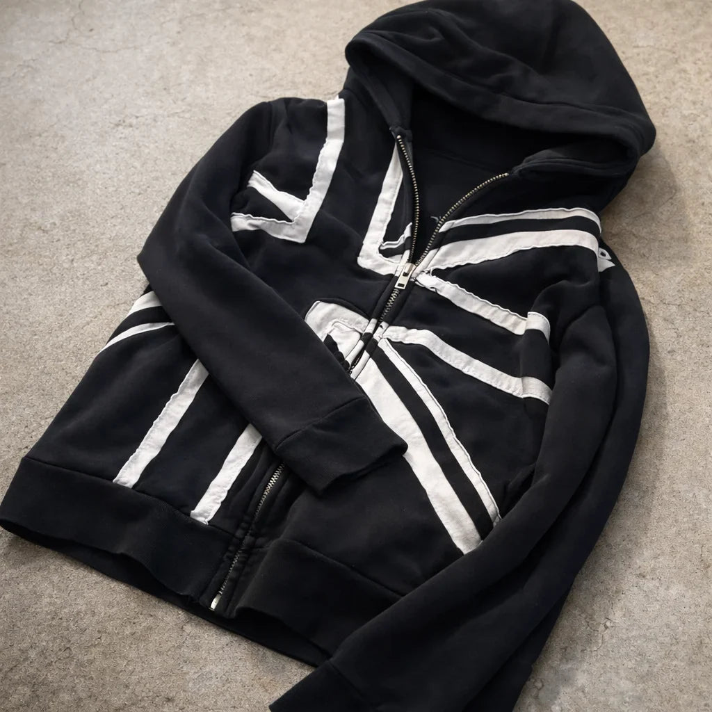 Rebel Union Jack Zip-Up Hoodie