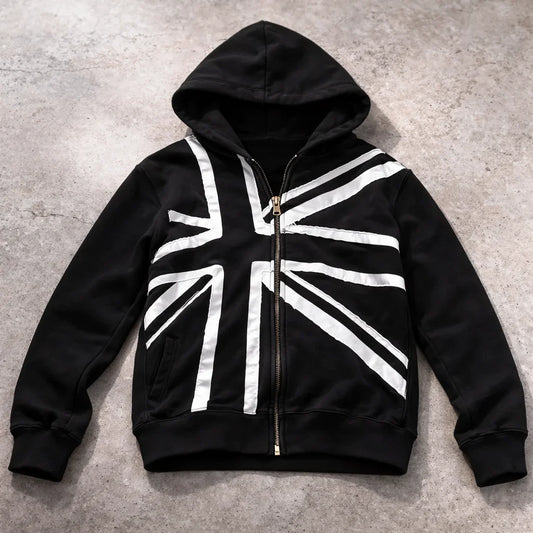 Rebel Union Jack Zip-Up Hoodie