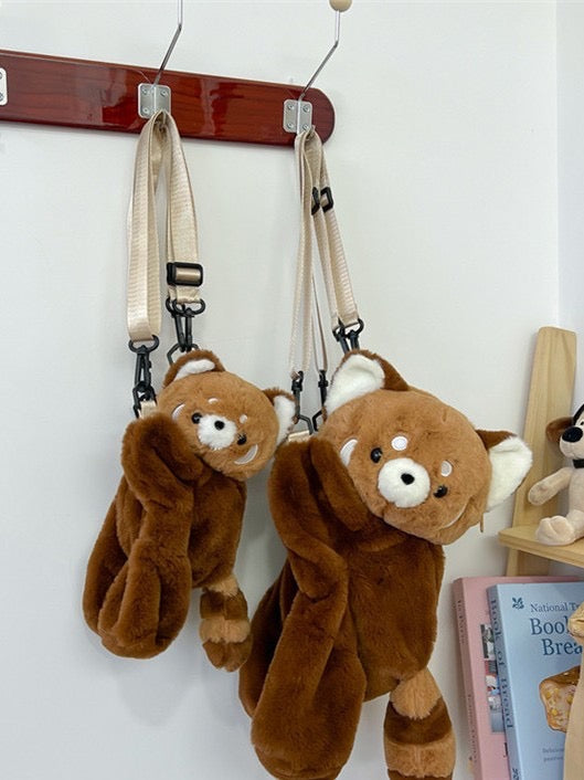 Red Panda Plush Backpack