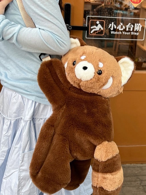 Red Panda Plush Backpack