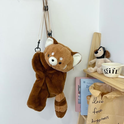 Red Panda Plush Backpack