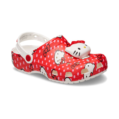 Red Polka Dot Hello Kitty Clogs