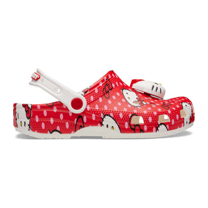 Red Polka Dot Hello Kitty Clogs