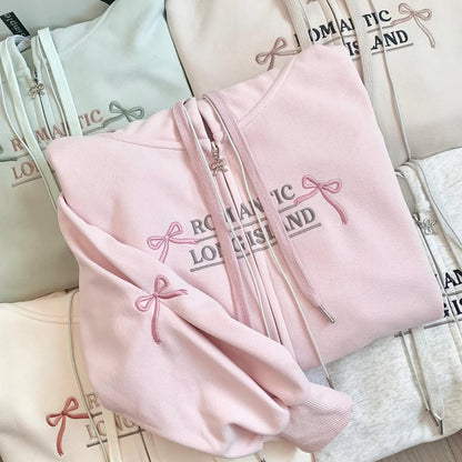 Romantic Long Island Zip Hoodie