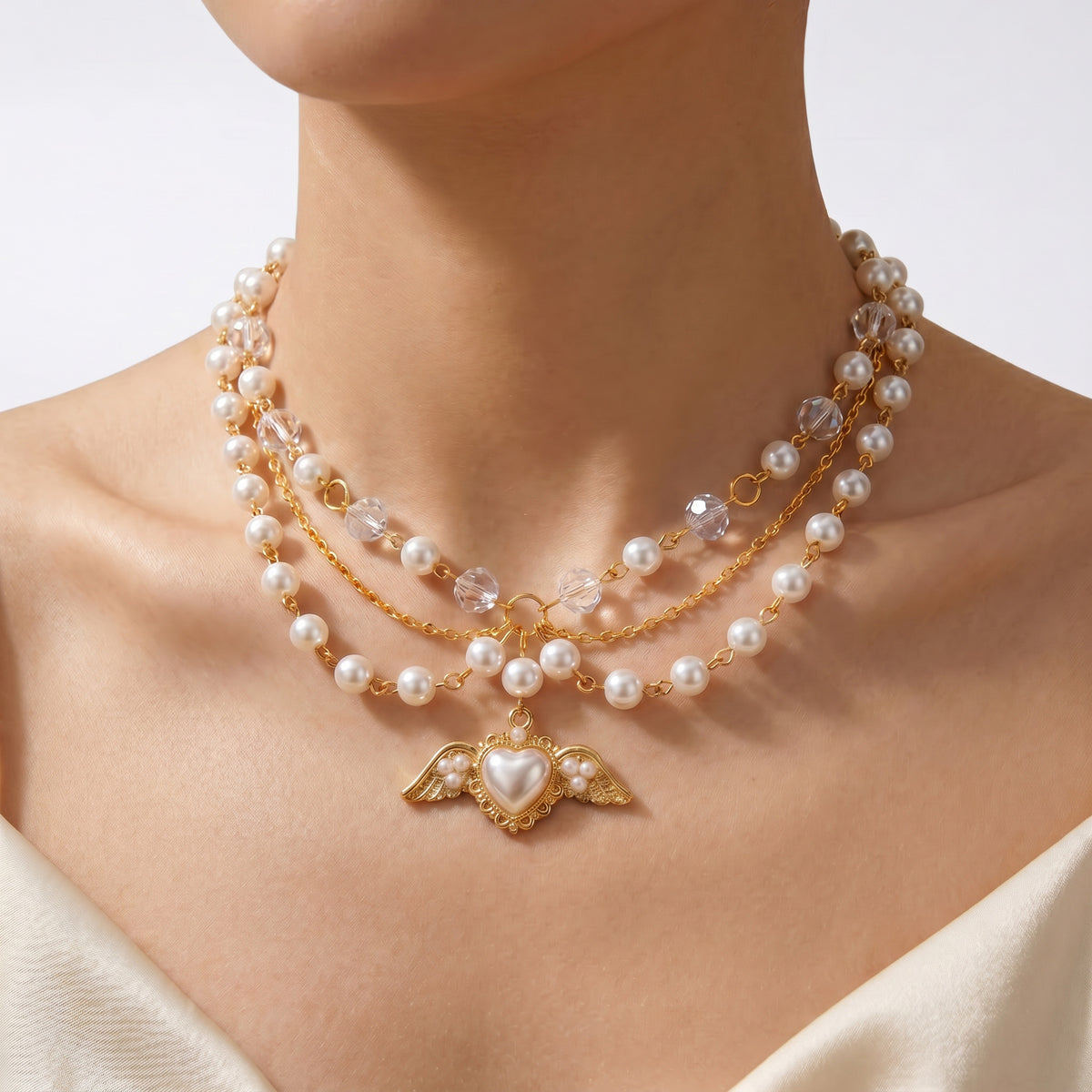 Rosary Victorian Romantic Necklace