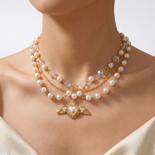 Rosary Victorian Romantic Necklace