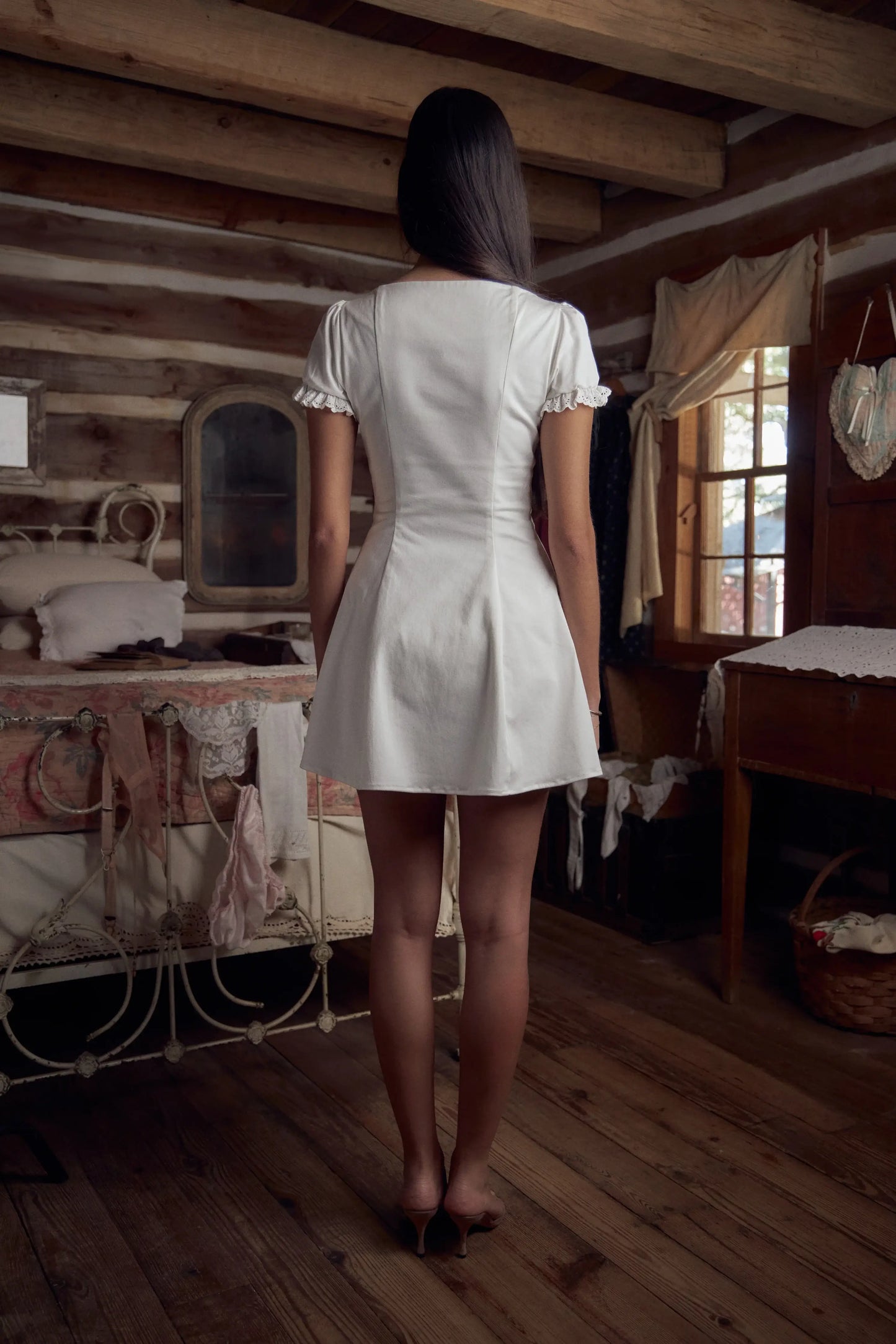 Rosas Cottage Mini Dress