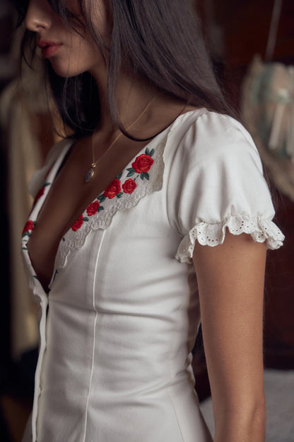Rosas Cottage Mini Dress