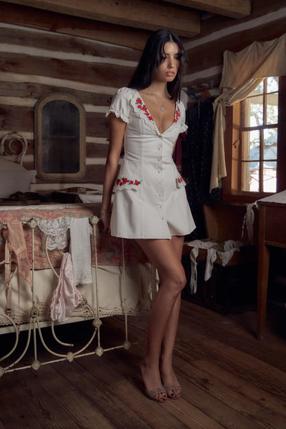 Rosas Cottage Mini Dress