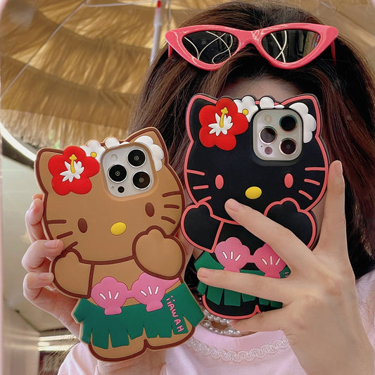'Hawaii' Dance Hello Kitty iPhone Case