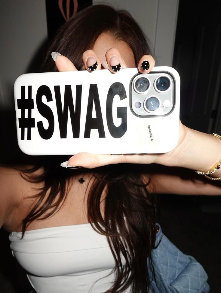 "#SWAG" Clear iPhone Case