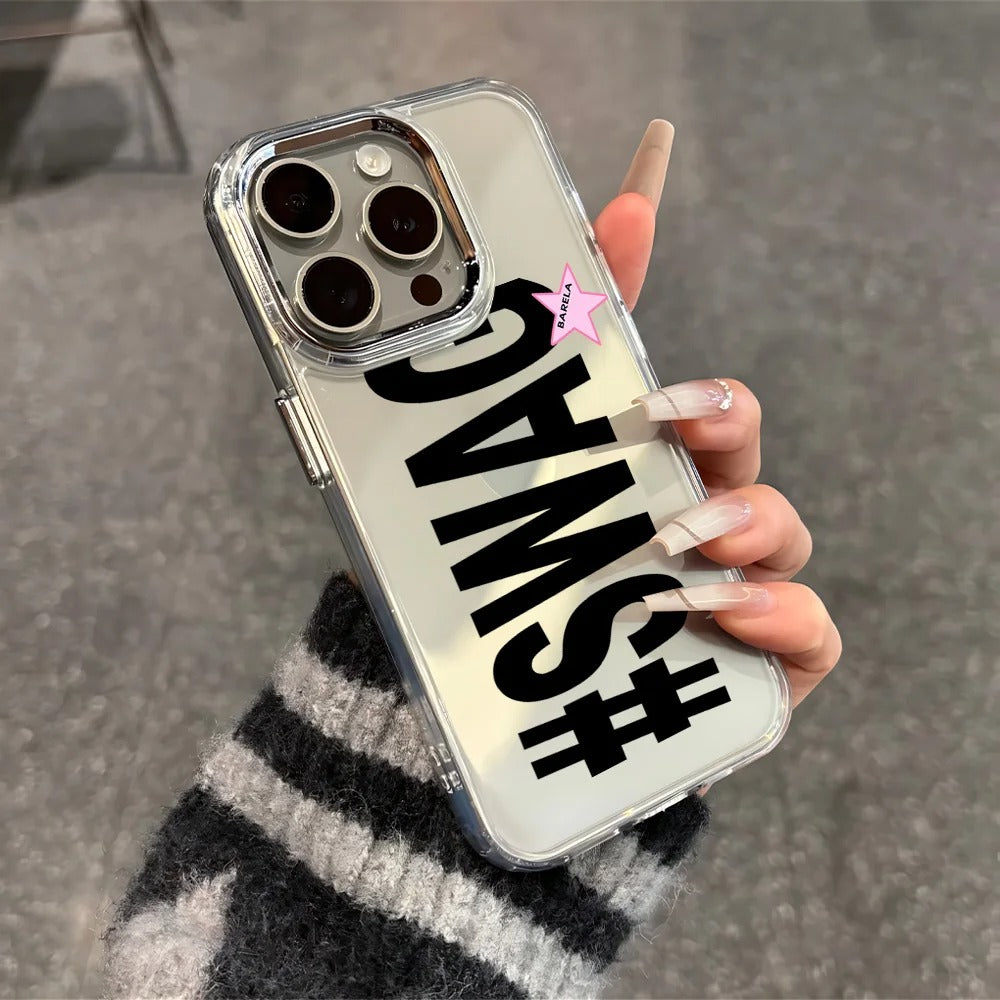 "#SWAG" Clear iPhone Case