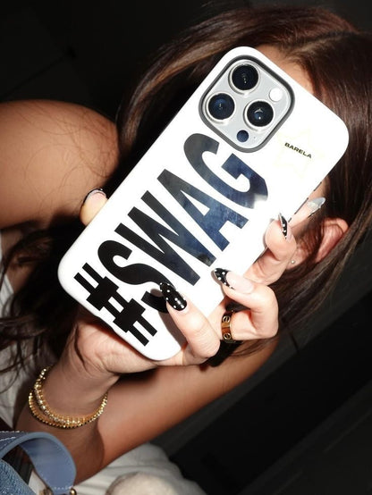 "#SWAG" Clear iPhone Case