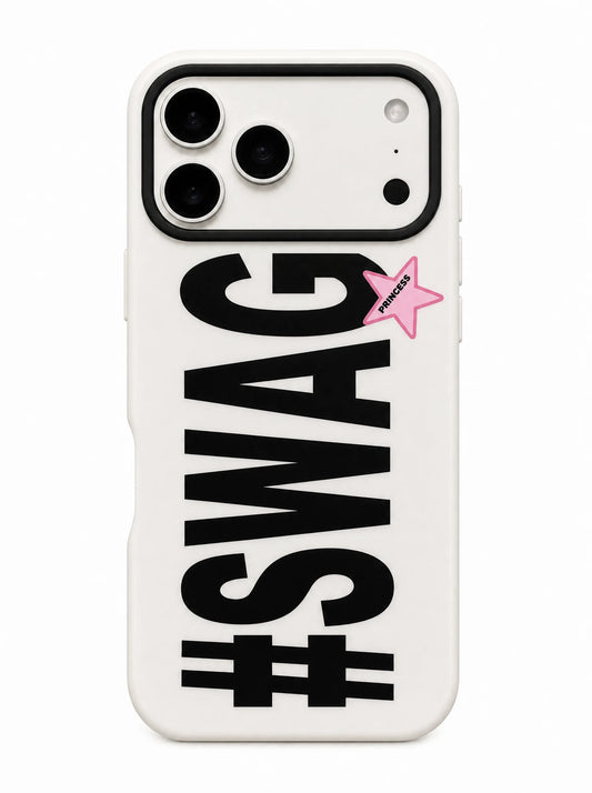 "#SWAG" Clear iPhone Case