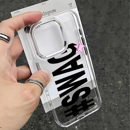 "#SWAG" Clear iPhone Case