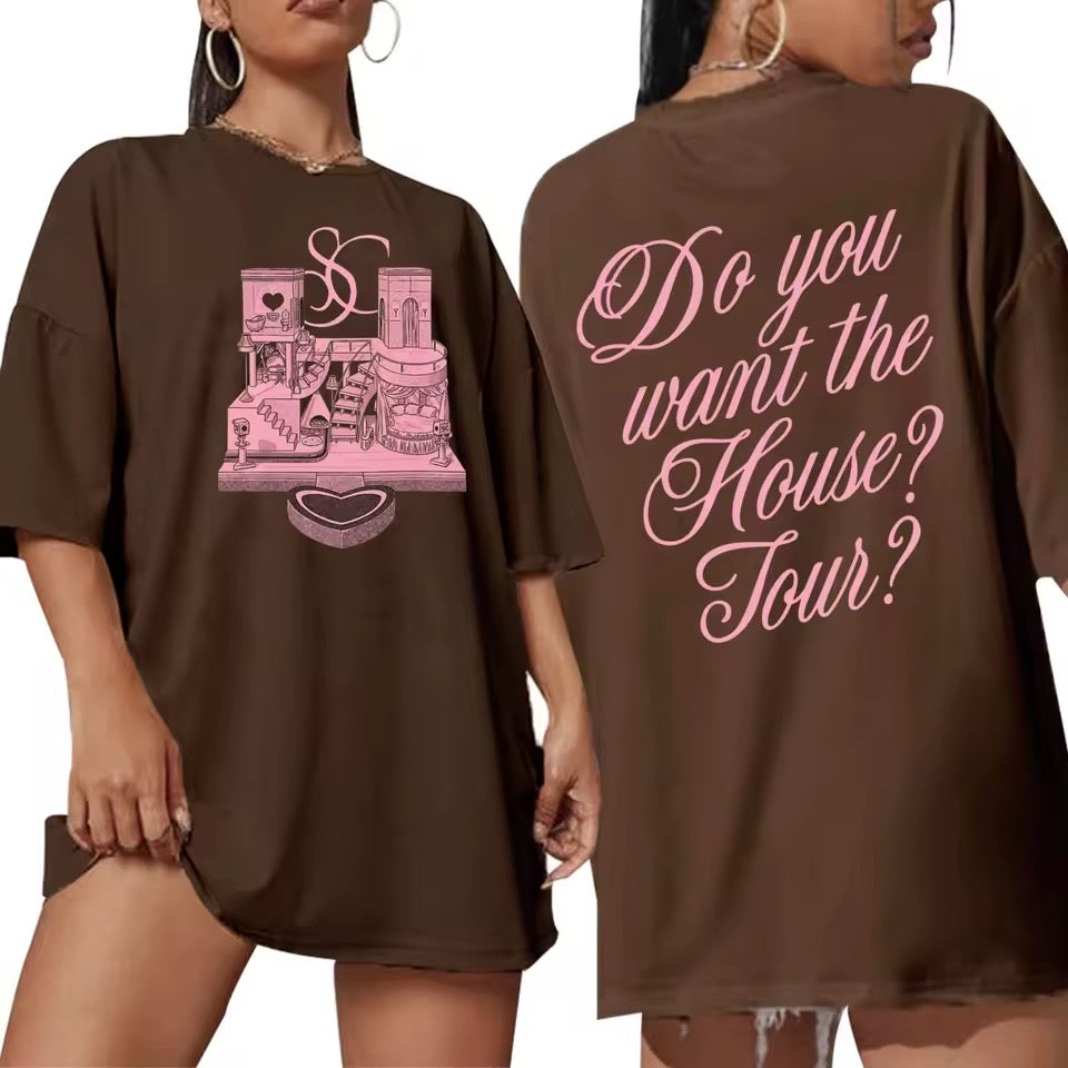 Sabrina Carpenter “House Tour” Oversized Tee
