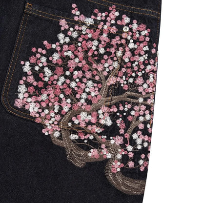 Sakura Tree Blossom Jeans