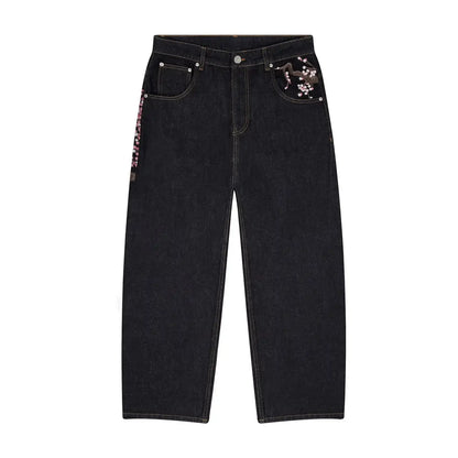 Sakura Tree Blossom Jeans