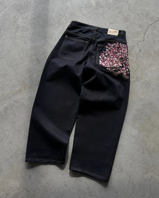 Sakura Tree Blossom Jeans