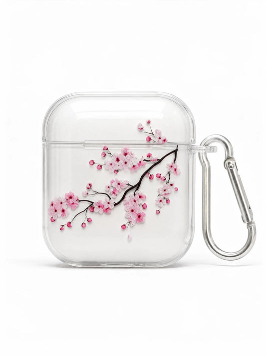 Sakura Tree Branch Clear AirPods Case
