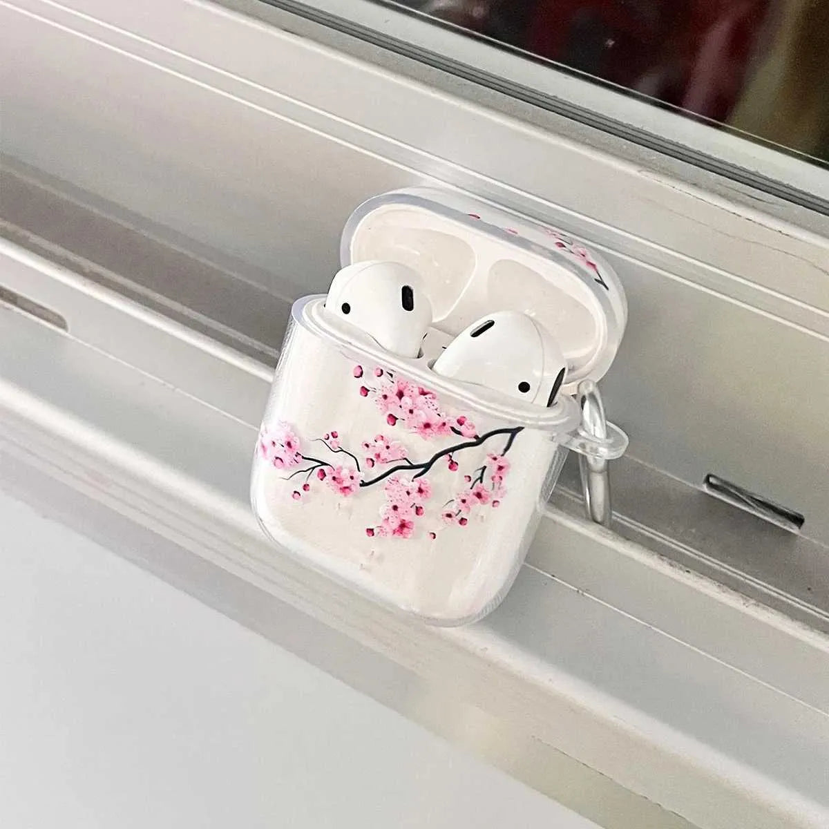 Sakura Tree Branch Clear AirPods Case