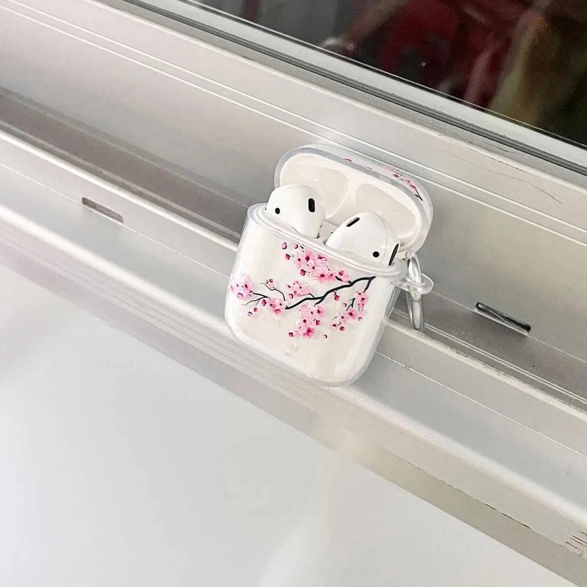 Sakura Tree Branch Clear AirPods Case