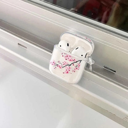 Sakura Tree Branch Clear AirPods Case