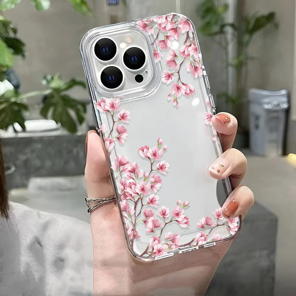 Sakura Tree Branch Clear iPhone Case