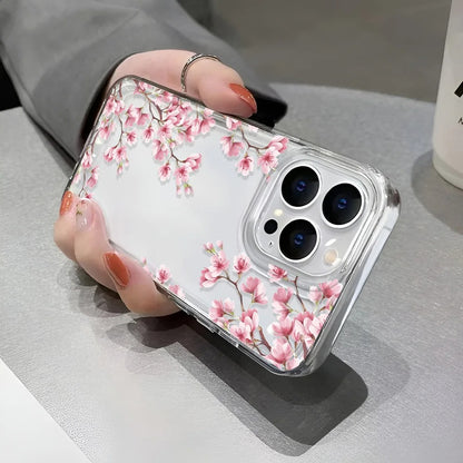 Sakura Tree Branch Clear iPhone Case