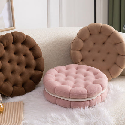 Sandwich Cookie Plush Pillow