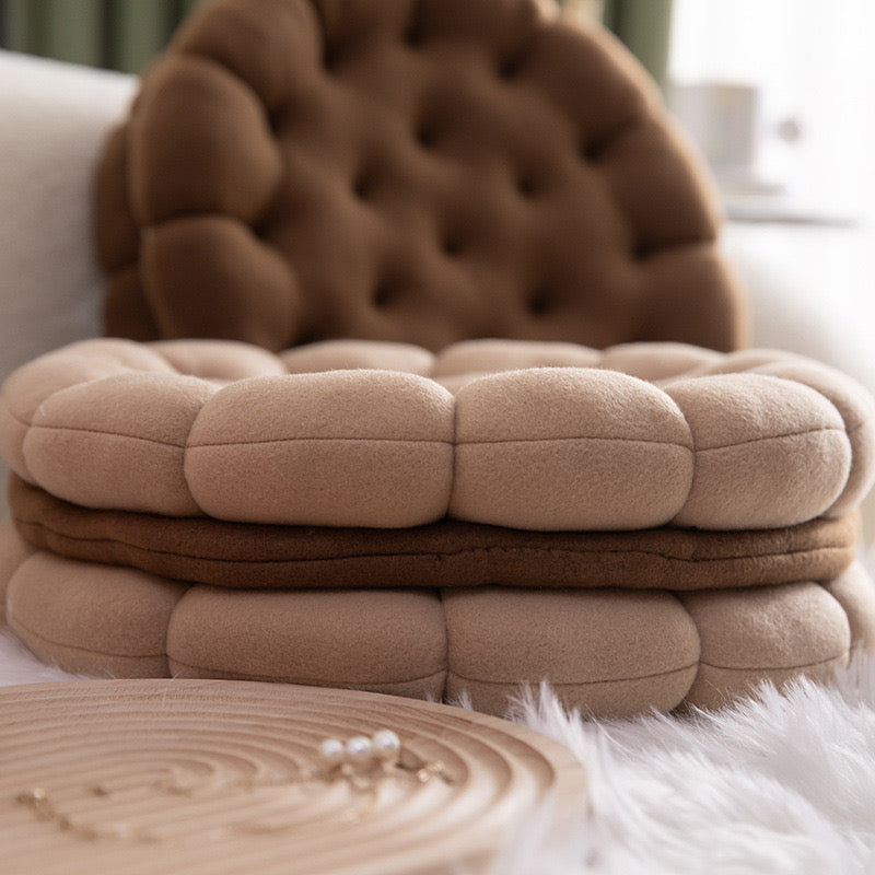 Sandwich Cookie Plush Pillow