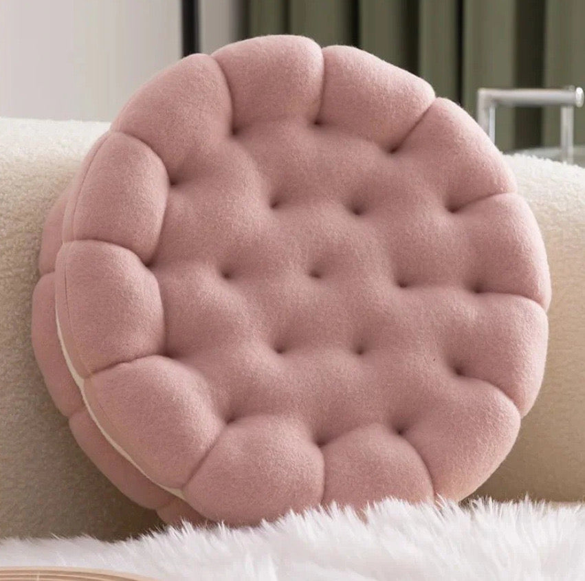 Sandwich Cookie Plush Pillow