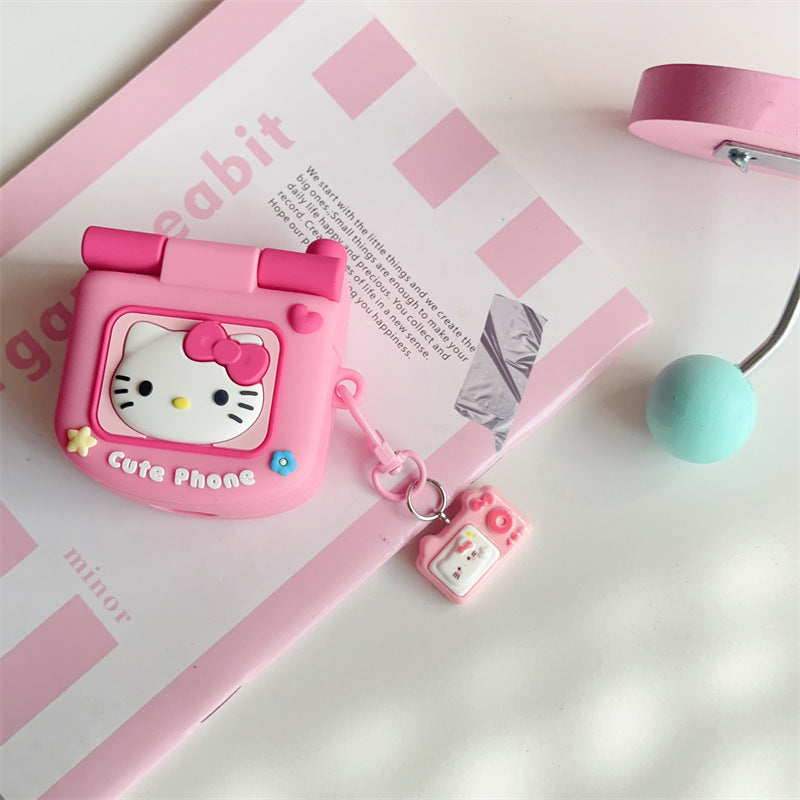 Sanrio Cute Flip Phone AirPods Case
