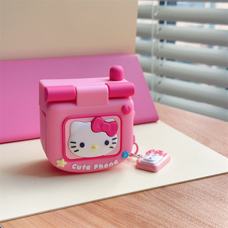 Sanrio Cute Flip Phone AirPods Case