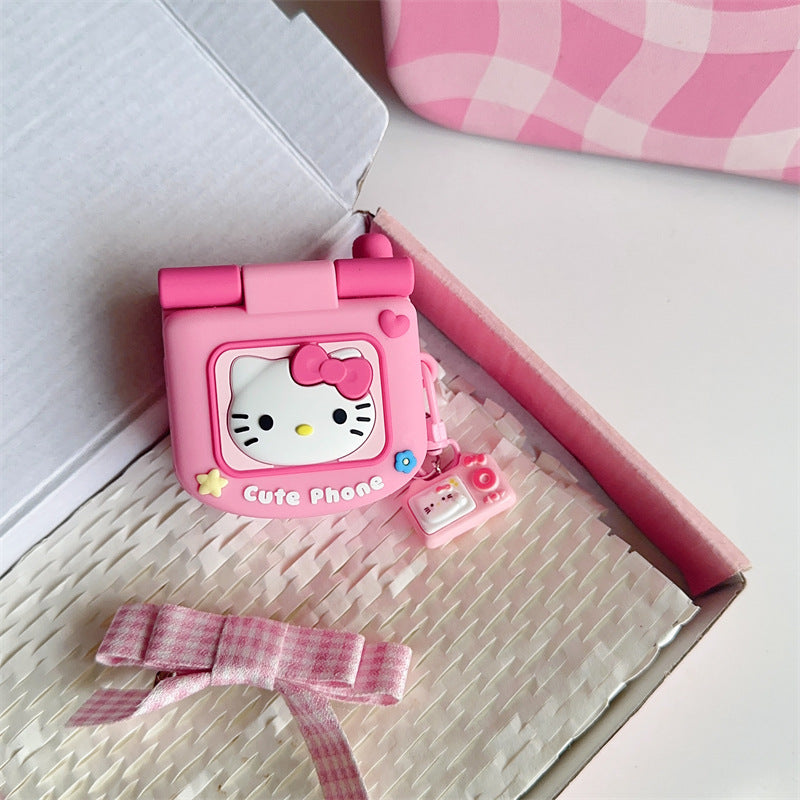 Sanrio Cute Flip Phone AirPods Case