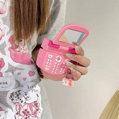 Sanrio Cute Flip Phone AirPods Case
