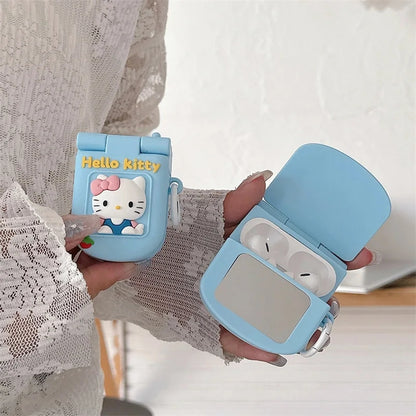 Sanrio Cute Flip Phone AirPods Case