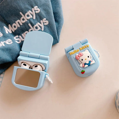 Sanrio Cute Flip Phone AirPods Case