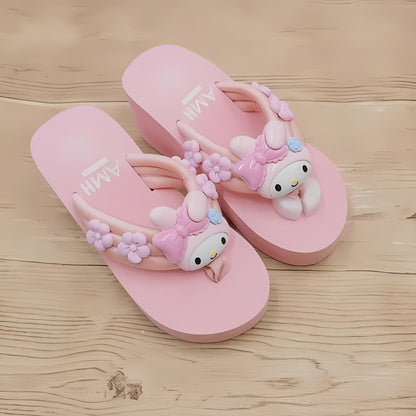 Hello Kitty Sunflower Platform Heels