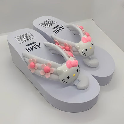 Hello Kitty Sunflower Platform Heels