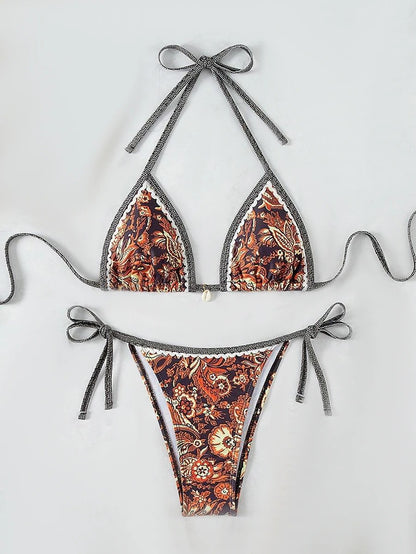 Santorini Shores Triangle Bikini Set