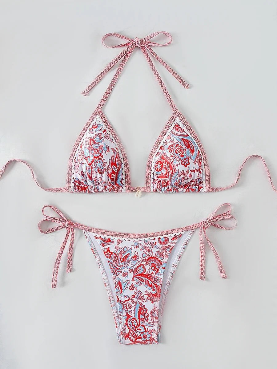 Santorini Shores Triangle Bikini Set