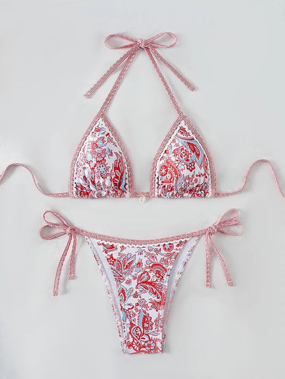 Santorini Shores Triangle Bikini Set