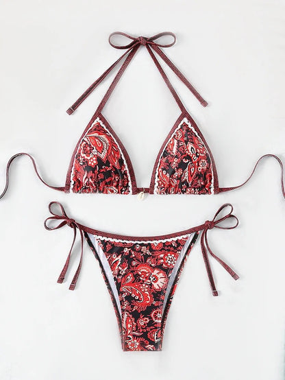 Santorini Shores Triangle Bikini Set