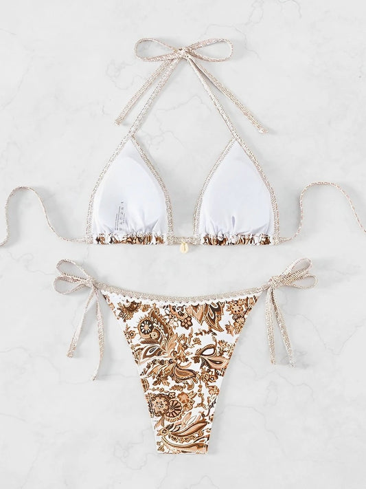 Santorini Shores Triangle Bikini Set