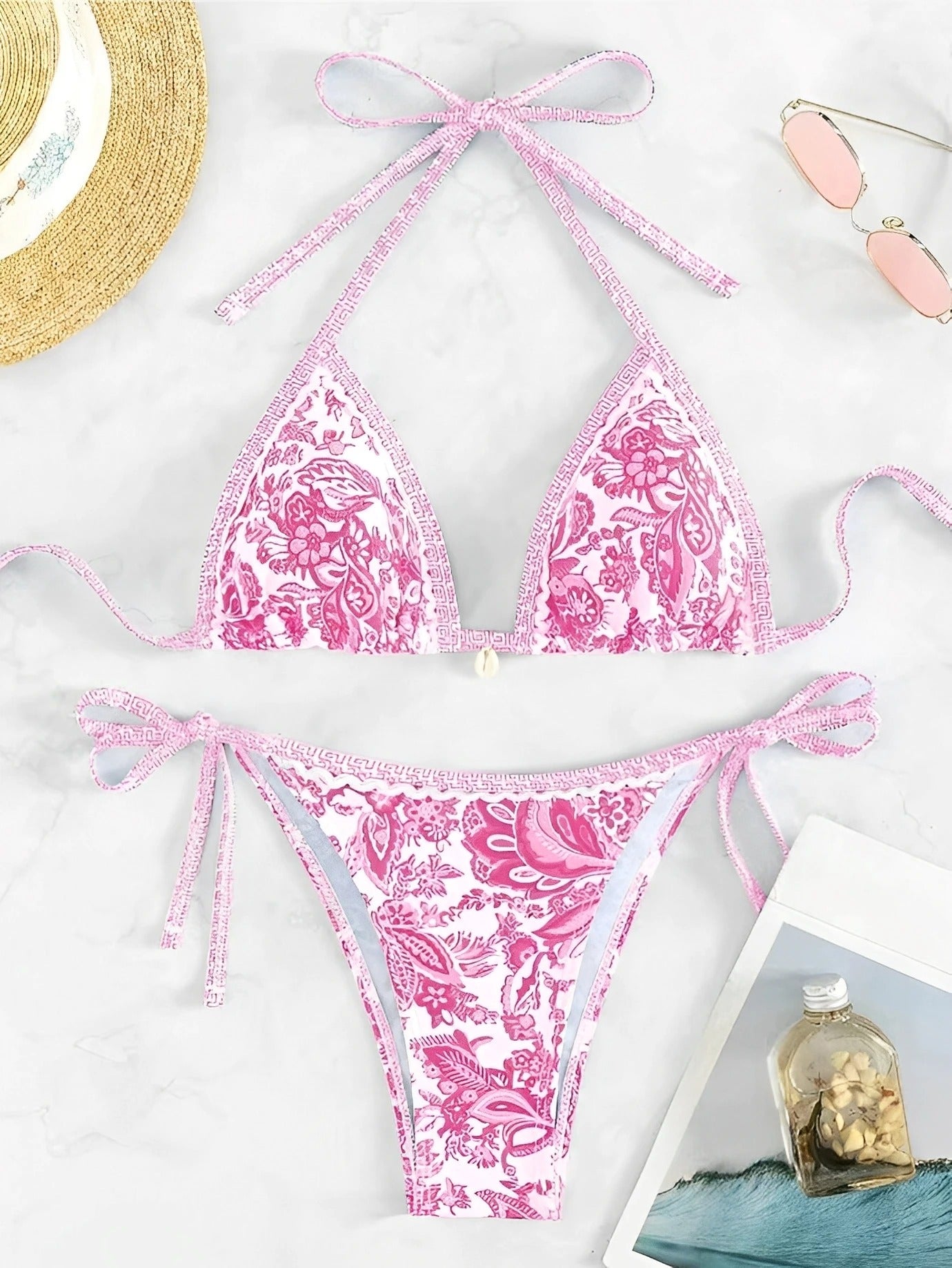 Santorini Shores Triangle Bikini Set