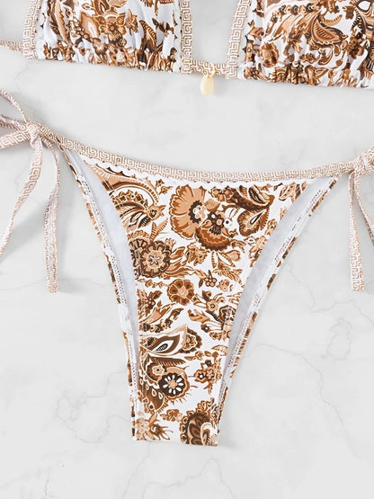 Santorini Shores Triangle Bikini Set