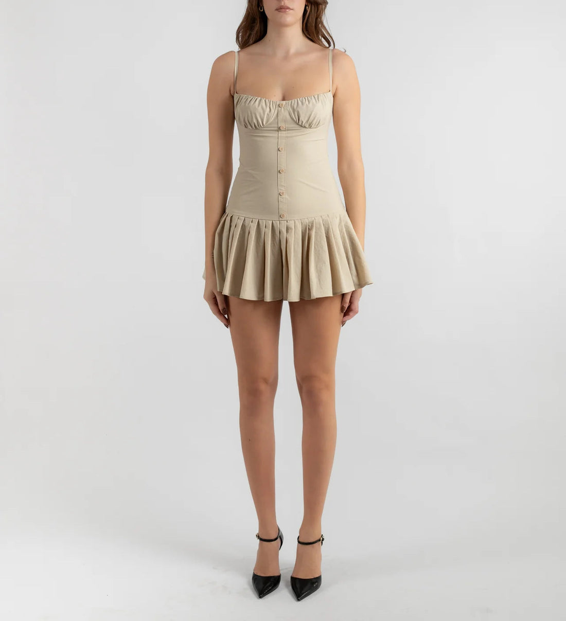 Serena Pleated Dress